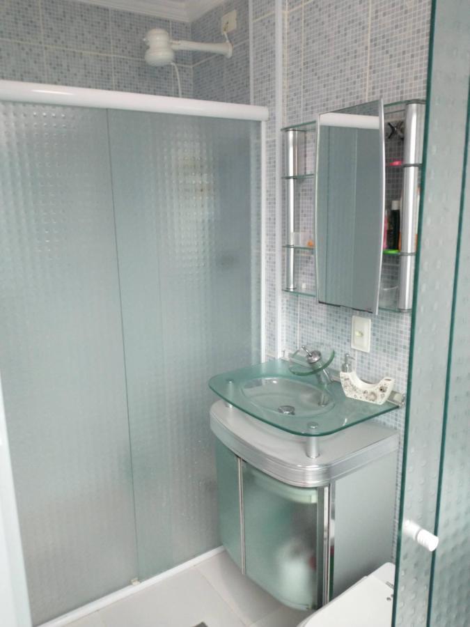 Apto Em Santos, Condominio Frente Ao Mar, Garagem, Internet 250Mb, Wifi E Netflix Gratis, Smart Tv, 1 Dorm 桑托斯 外观 照片