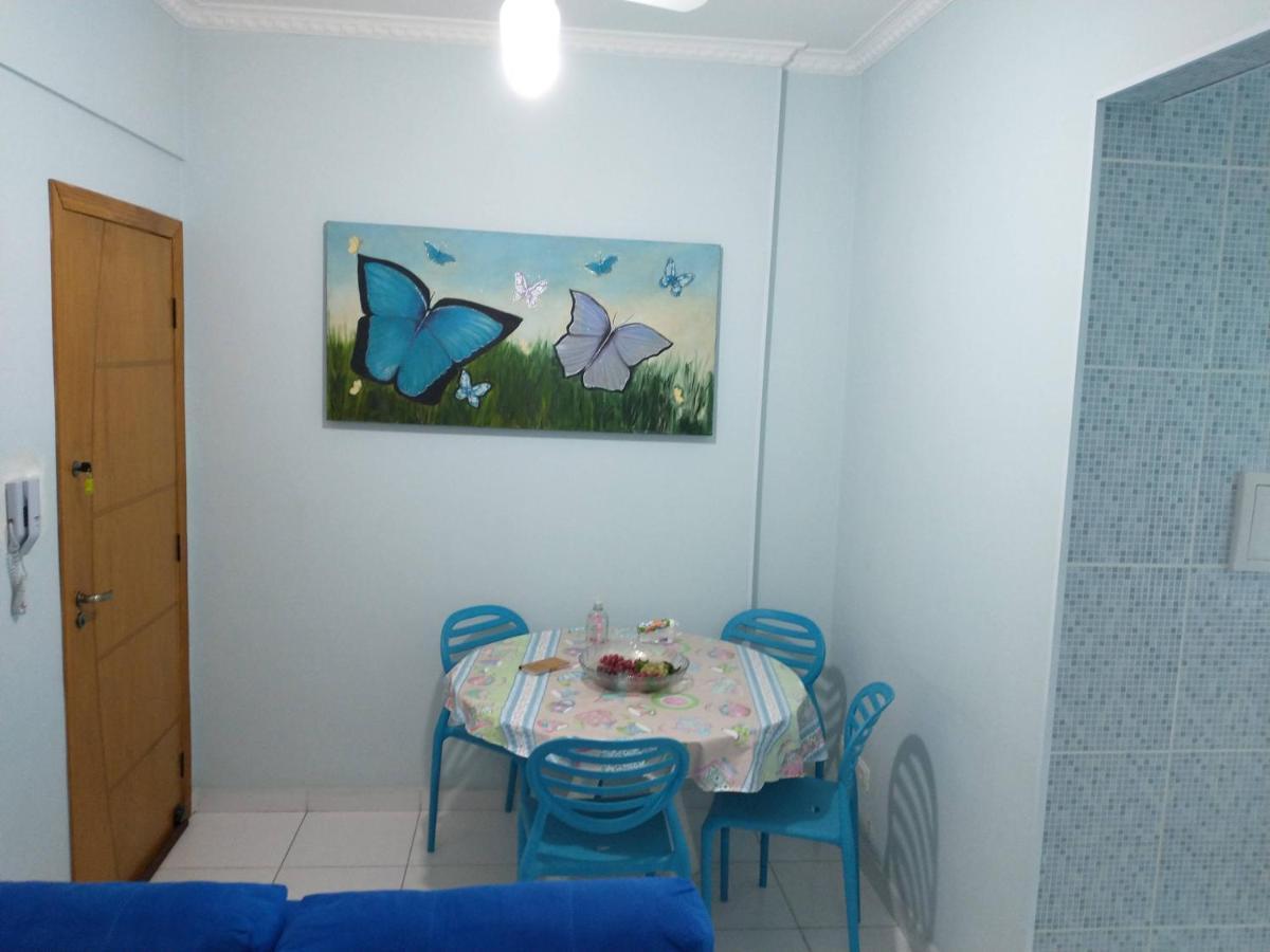 Apto Em Santos, Condominio Frente Ao Mar, Garagem, Internet 250Mb, Wifi E Netflix Gratis, Smart Tv, 1 Dorm 桑托斯 外观 照片