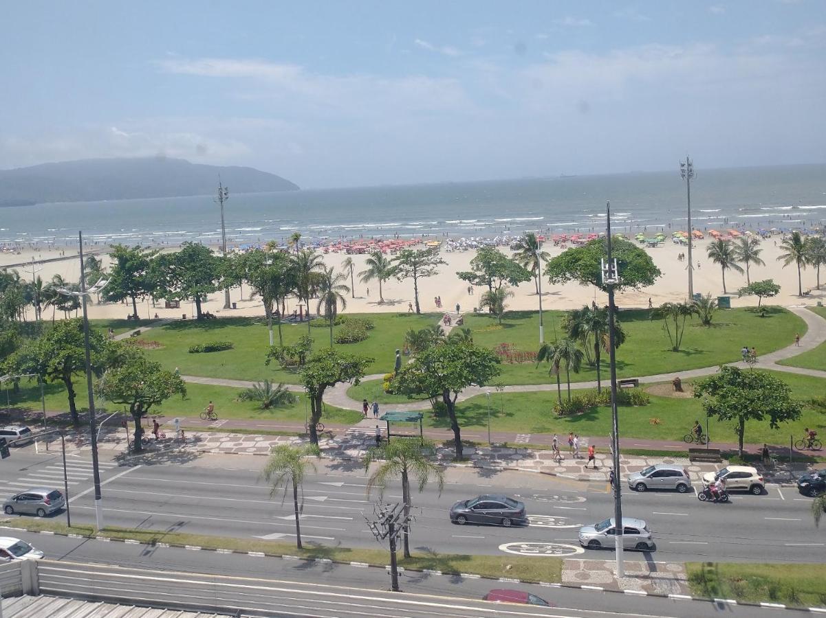 Apto Em Santos, Condominio Frente Ao Mar, Garagem, Internet 250Mb, Wifi E Netflix Gratis, Smart Tv, 1 Dorm 桑托斯 外观 照片