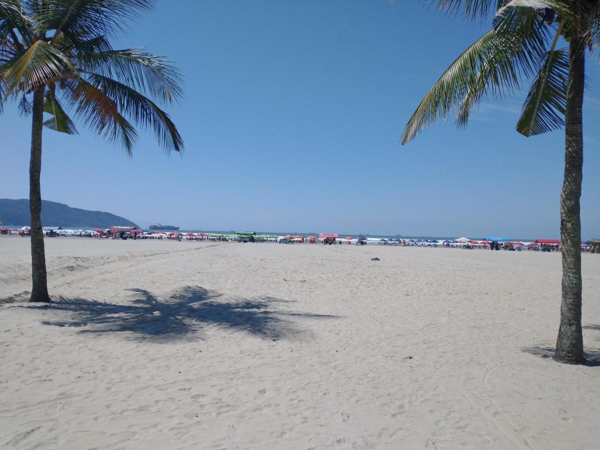 Apto Em Santos, Condominio Frente Ao Mar, Garagem, Internet 250Mb, Wifi E Netflix Gratis, Smart Tv, 1 Dorm 桑托斯 外观 照片