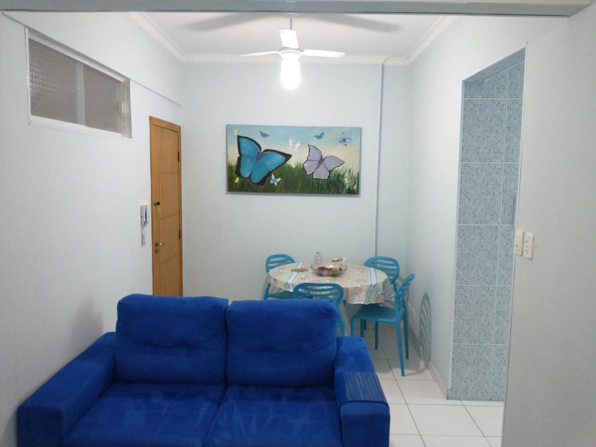 Apto Em Santos, Condominio Frente Ao Mar, Garagem, Internet 250Mb, Wifi E Netflix Gratis, Smart Tv, 1 Dorm 桑托斯 外观 照片