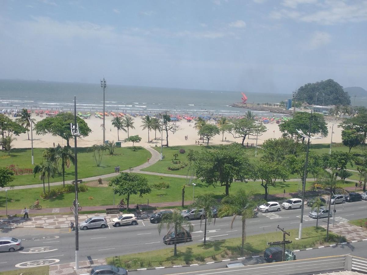 Apto Em Santos, Condominio Frente Ao Mar, Garagem, Internet 250Mb, Wifi E Netflix Gratis, Smart Tv, 1 Dorm 桑托斯 外观 照片